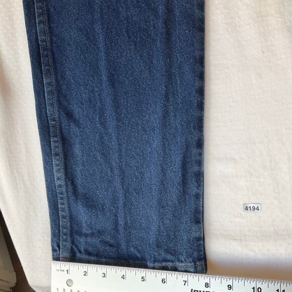 Rustler Men Jeans size 34 x 32 Blue Mid Rise Straight Leg Boot Cut - Picture 6 of 12
